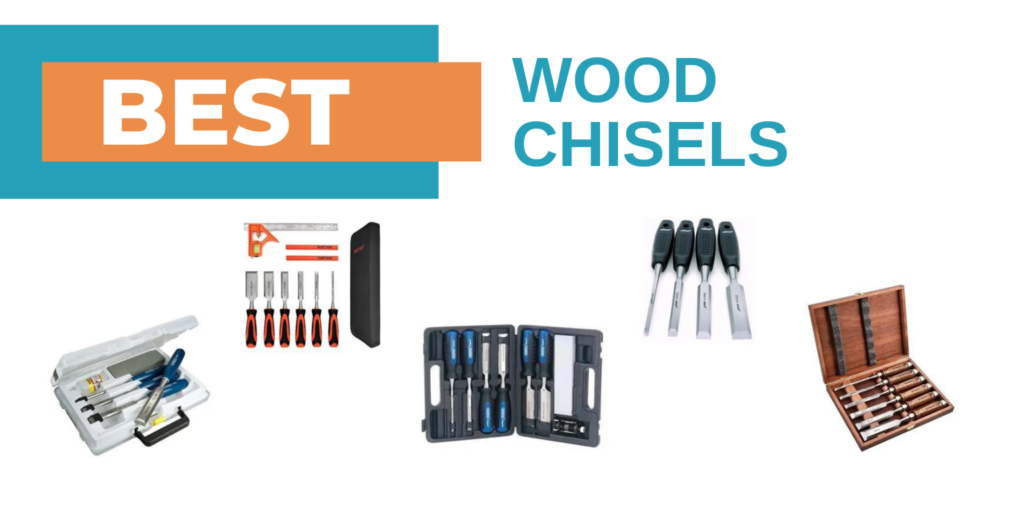 wood chisels collage