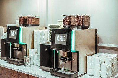 An inside look at a cafe
