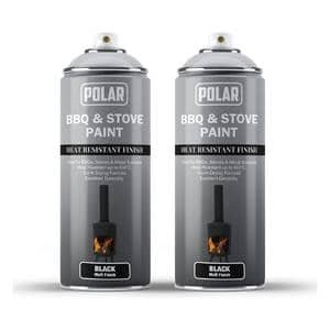 Polar Matt Black BBQ Spray