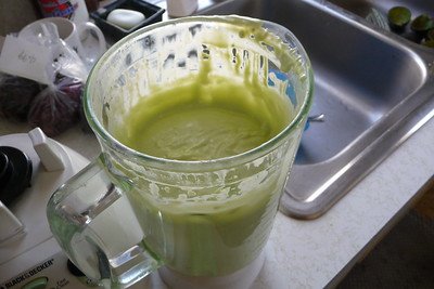 Preparing an Avocado ice cream