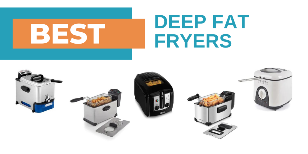 deep fat fryers collage