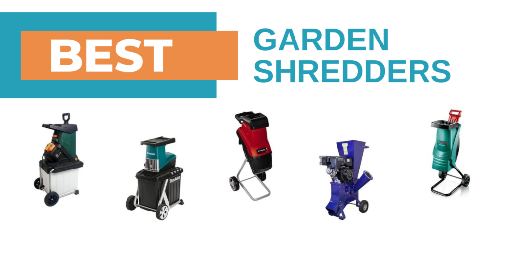 garden shredders collage