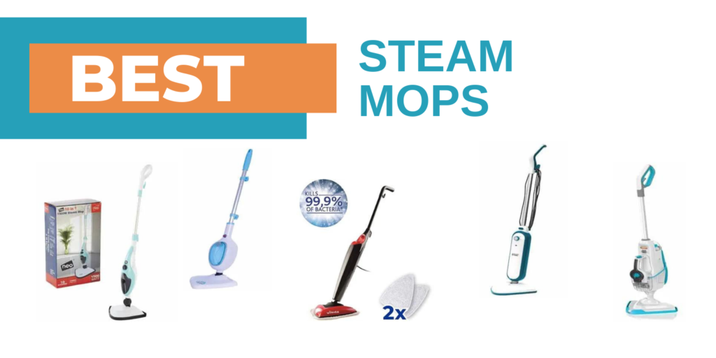 steam mops collage