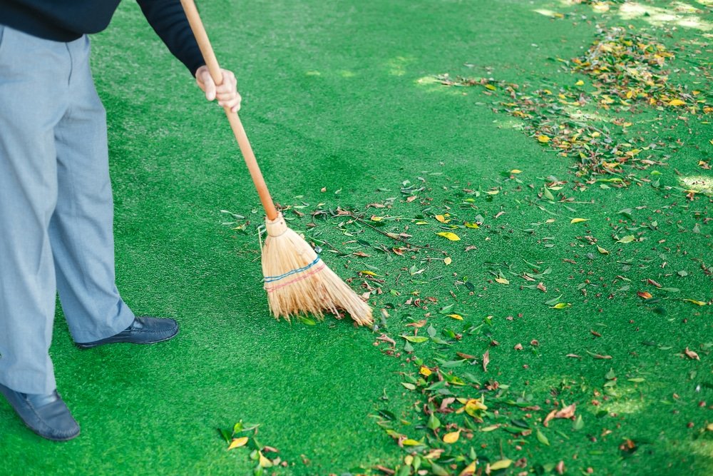 how to clean artificial grass