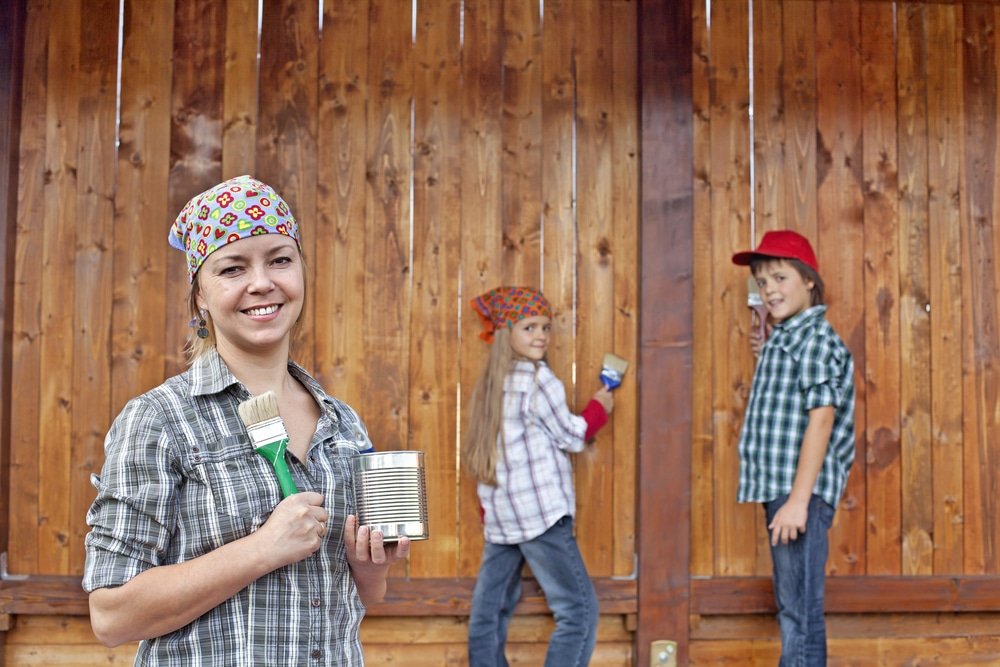 how to paint a shed