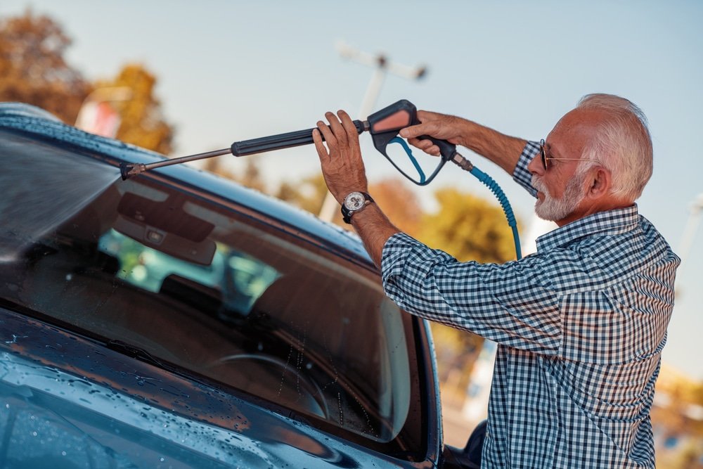how to wash a car with a pressure washer
